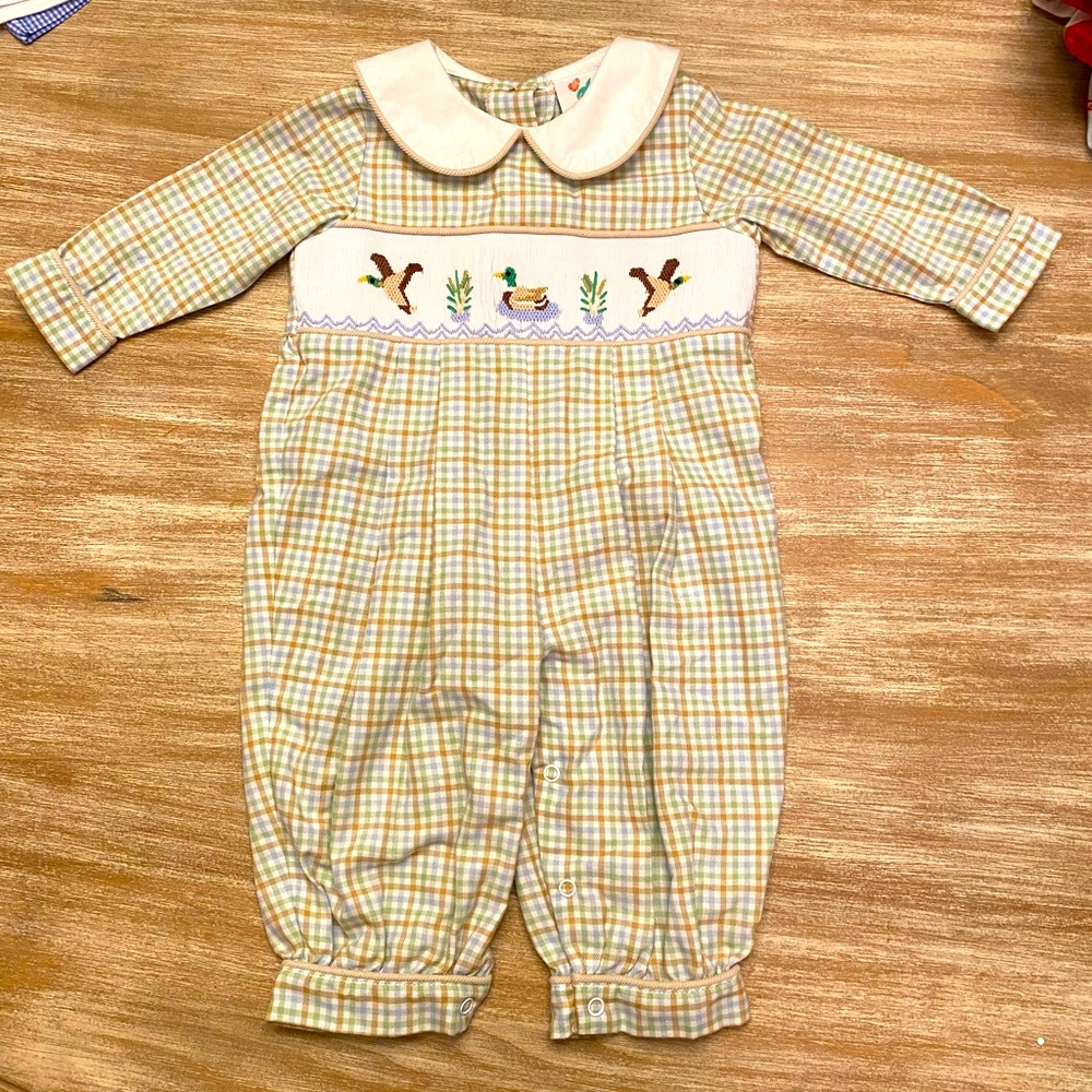 Shrimp & Grits Kids - Fall / Thanksgiving Longall - 3 Mos